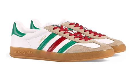 gucci adidas red gazelle|adidas x gucci white.